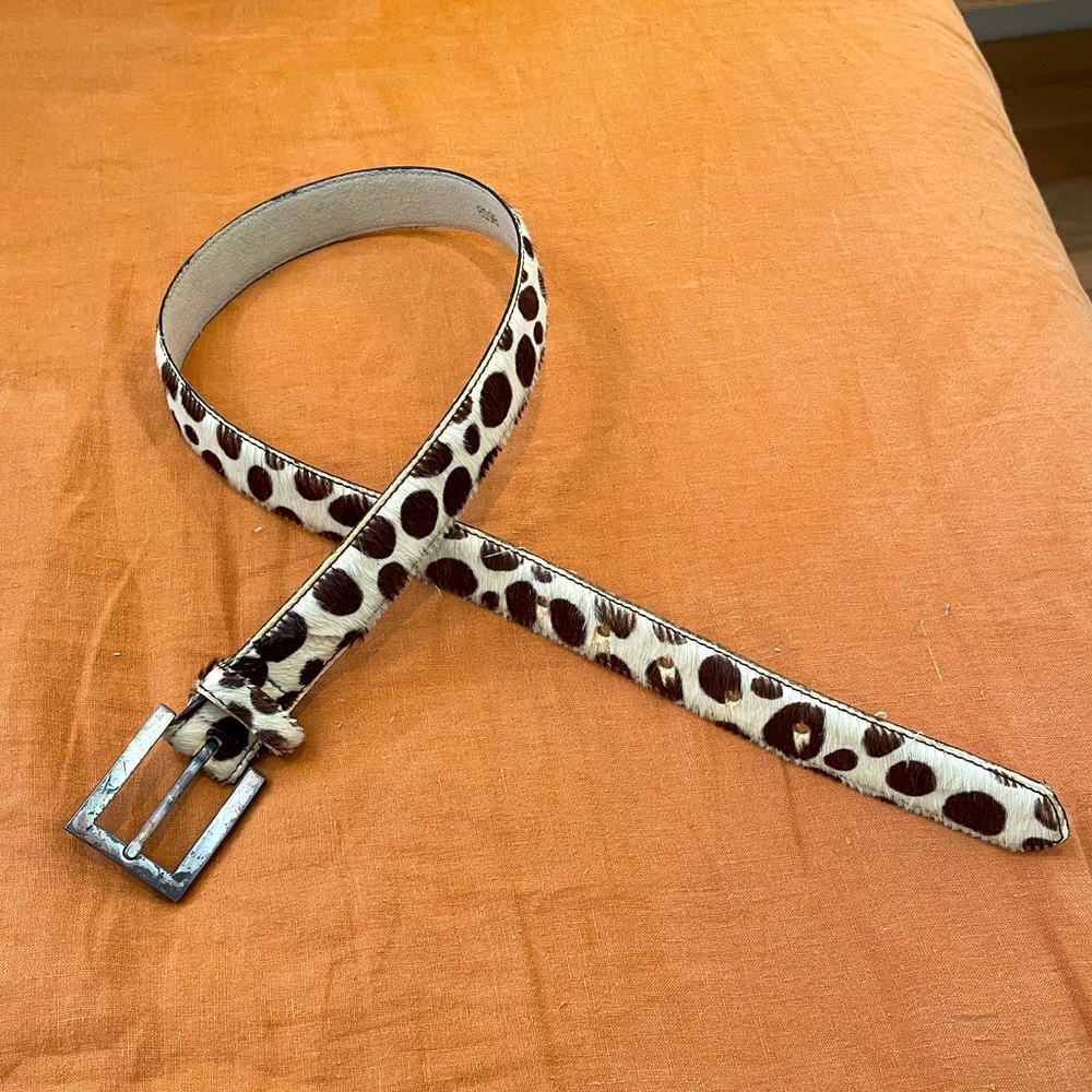 Vintage Genuine Cowhide Belt